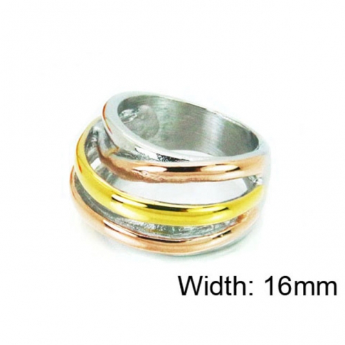Wholesale Stainless Steel 316L Multi-Color Rings NO.#BC15R1374HJT