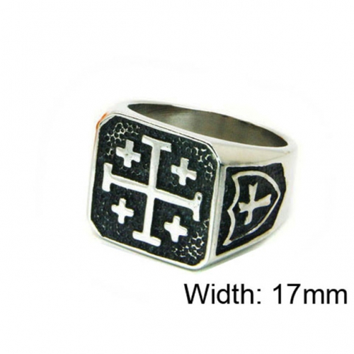 Wholesale Stainless Steel 316L Religion Rings NO.#BC22R1188HIW