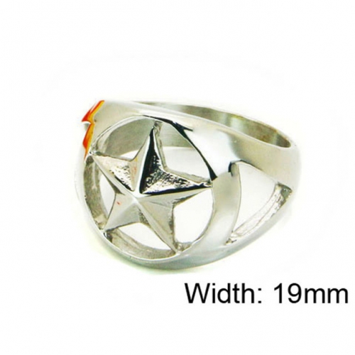 Wholesale Stainless Steel 316L Font Rings NO.#BC22R1277HIE