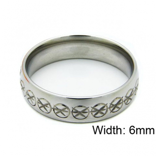 Wholesale Stainless Steel 316L Rings Simple NO.#BC06R0212I5