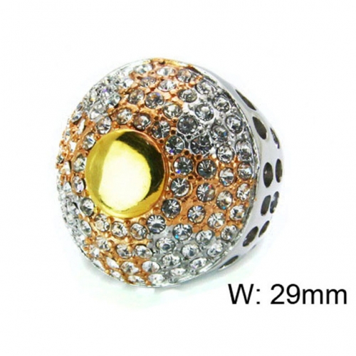 Wholesale Stainless Steel 316L Multi-Color Rings NO.#BC15R0935HLZ
