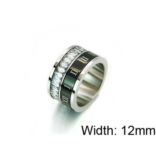 Wholesale Stainless Steel 316L Font Rings NO.#BC14R0353HKX