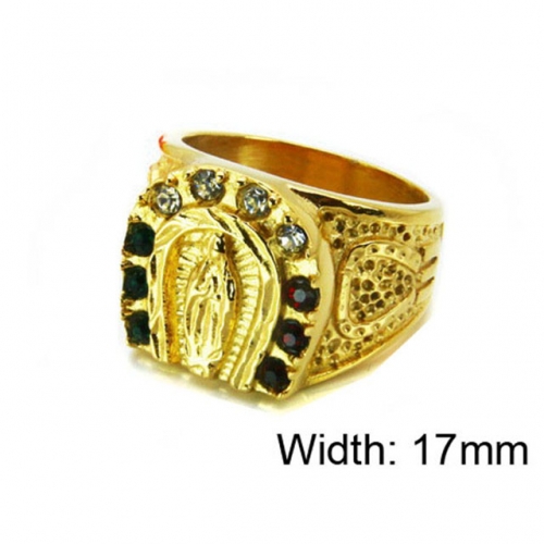 Wholesale Stainless Steel 316L Religion Rings NO.#BC15R0937HIQ