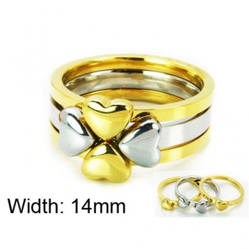 Wholesale Stainless Steel 316L Stack Ring Set NO.#BC06R0282H00