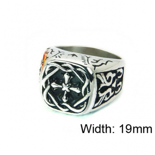 Wholesale Stainless Steel 316L Religion Rings NO.#BC22R0784H2U