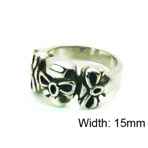 Wholesale Stainless Steel 316L Skull Rings NO.#BC22R0678HHV