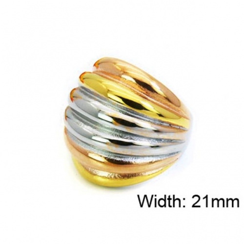 Wholesale Stainless Steel 316L Multi-Color Rings NO.#BC15R0876HJZ