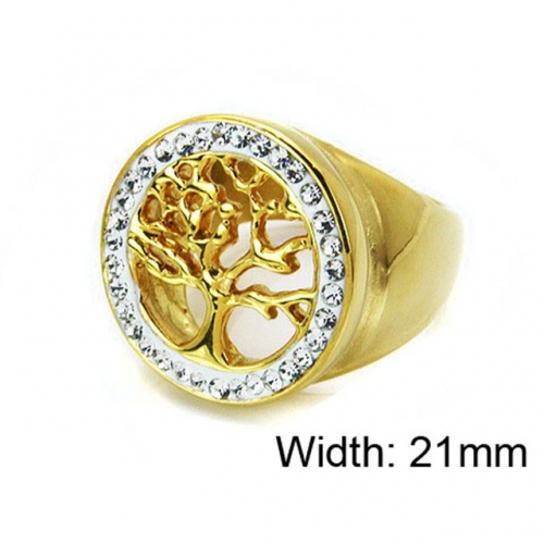 Wholesale Stainless Steel 316L Small CZ Rings NO.#BC15R0970HJL