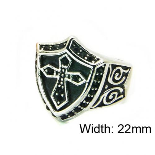 Wholesale Stainless Steel 316L Religion Rings NO.#BC22R1281HKD