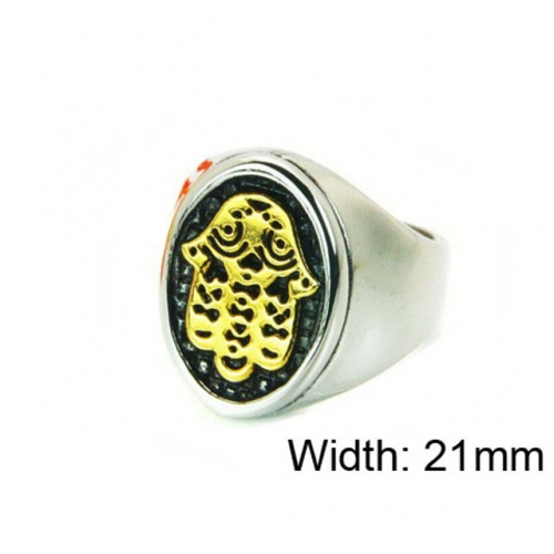 Wholesale Stainless Steel 316L Religion Rings NO.#BC22R0860HJW