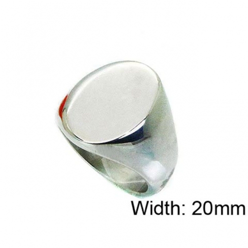 Wholesale Stainless Steel 316L Rings Simple NO.#BC17R0219OQ