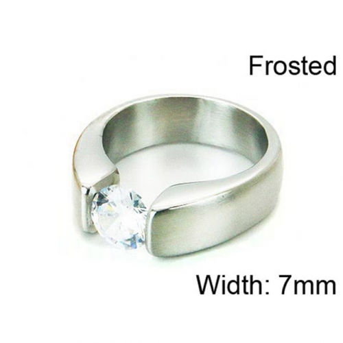 Wholesale Stainless Steel 316L Big CZ Rings NO.#BC05R0171HIT