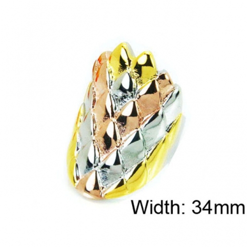 Wholesale Stainless Steel 316L Multi-Color Rings NO.#BC15R1371HJS