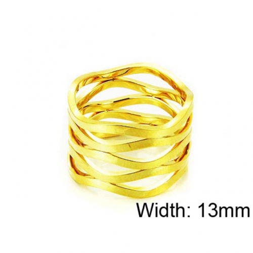 Wholesale Stainless Steel 316L Hollow Rings NO.#BC05R0163HOS