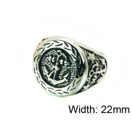 Wholesale Stainless Steel 316L Religion Rings NO.#BC22R0847HIA