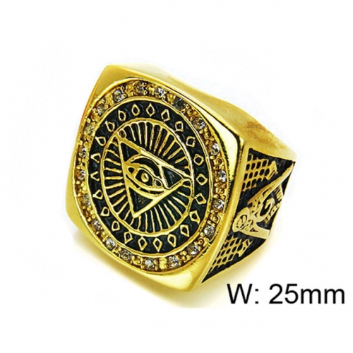 Wholesale Stainless Steel 316L Religion Rings NO.#BC15R1003HIO