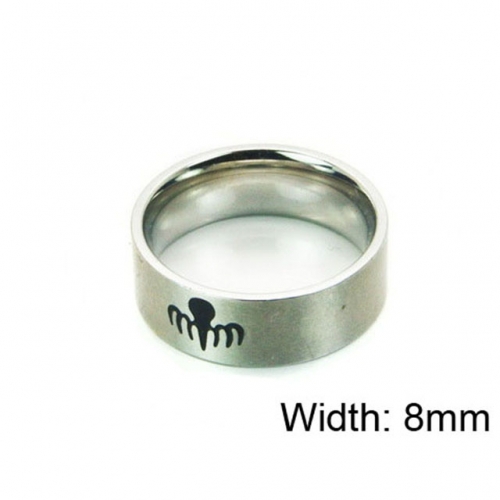 Wholesale Stainless Steel 316L Rings Simple NO.#BC22R0791HBE