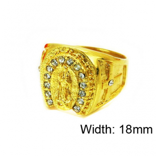 Wholesale Stainless Steel 316L Religion Rings NO.#BC22R0594HKV