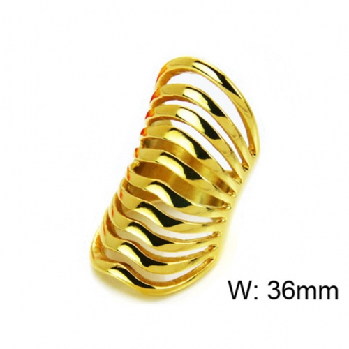 Wholesale Stainless Steel 316L Hollow Rings NO.#BC15R1011HHC