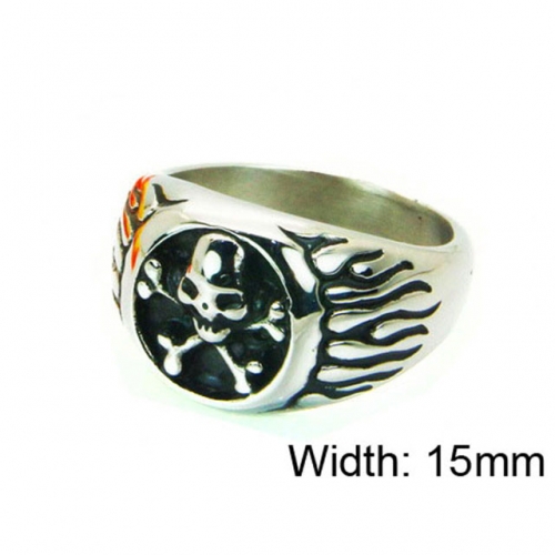 Wholesale Stainless Steel 316L Skull Rings NO.#BC22R1261HID