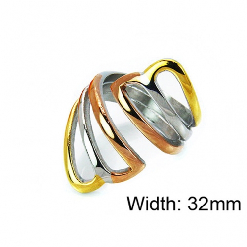 Wholesale Stainless Steel 316L Multi-Color Rings NO.#BC15R1036HJX