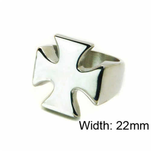 Wholesale Stainless Steel 316L Religion Rings NO.#BC22R1322HIW