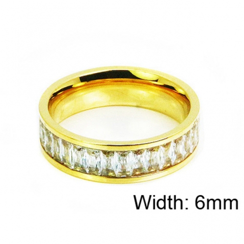 Wholesale Stainless Steel 316L Small CZ Rings NO.#BC14R0507HEE
