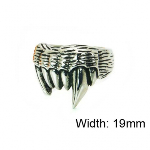 Wholesale Stainless Steel 316L Skull Rings NO.#BC22R0739H2Q