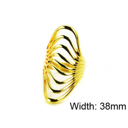 Wholesale Stainless Steel 316L Hollow Rings NO.#BC15R1223HHD