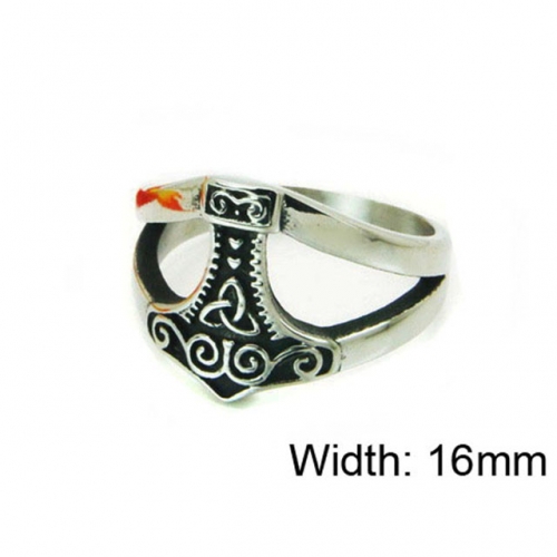 Wholesale Stainless Steel 316L Religion Rings NO.#BC22R0846HIR