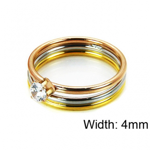 Wholesale Stainless Steel 316L Multi-Color Rings NO.#BC14R0301OL