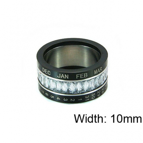 Wholesale Stainless Steel 316L Font Rings NO.#BC14R0363HLE