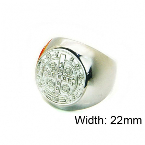 Wholesale Stainless Steel 316L Religion Rings NO.#BC22R1185HIT