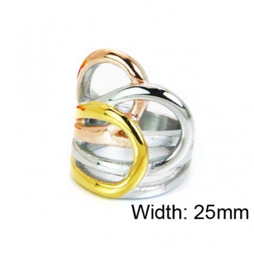 Wholesale Stainless Steel 316L Multi-Color Rings NO.#BC15R1326HJC