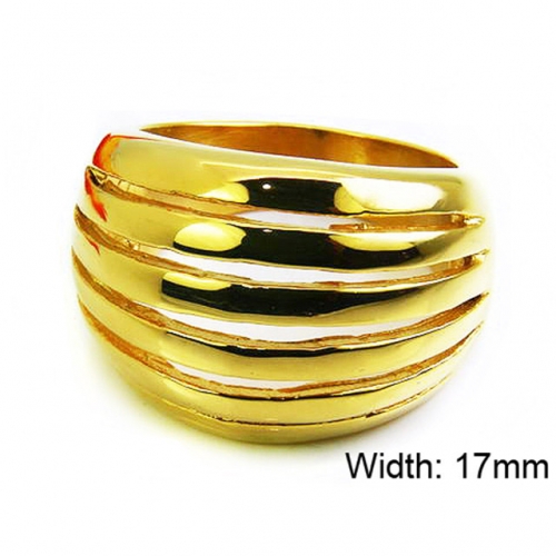 Wholesale Stainless Steel 316L Hollow Rings NO.#BC15R0710H10