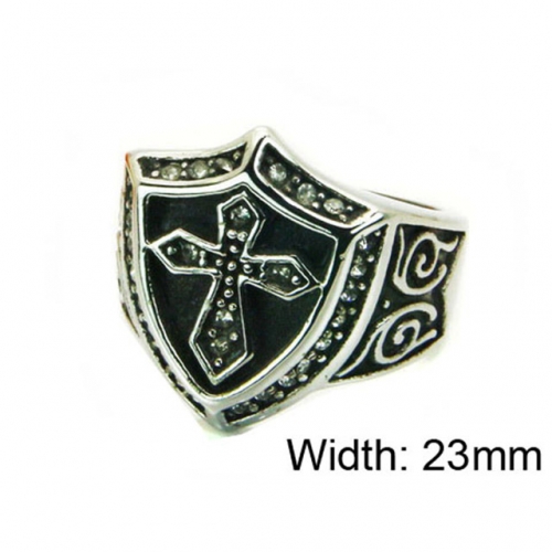 Wholesale Stainless Steel 316L Religion Rings NO.#BC22R1304HKF