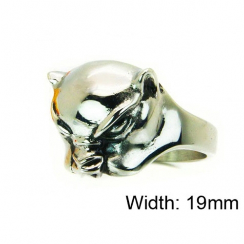 Wholesale Stainless Steel 316L Skull Rings NO.#BC22R1262HFF