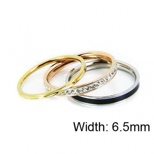 Wholesale Stainless Steel 316L Stack Ring Set NO.#BC14R0485PW