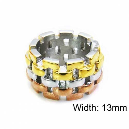 Wholesale Stainless Steel 316L Multi-Color Rings NO.#BC15R0877HJZ