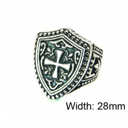 Wholesale Stainless Steel 316L Religion Rings NO.#BC22R1151HJZ