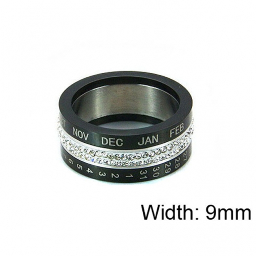 Wholesale Stainless Steel 316L Font Rings NO.#BC14R0359HJX