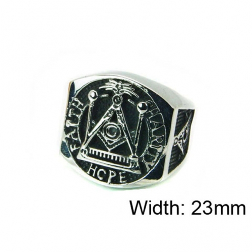 Wholesale Stainless Steel 316L Religion Rings NO.#BC22R0927HJB