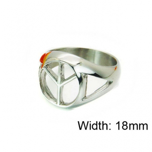 Wholesale Stainless Steel 316L Hollow Rings NO.#BC22R0673HIE