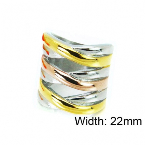 Wholesale Stainless Steel 316L Multi-Color Rings NO.#BC15R1359HJW