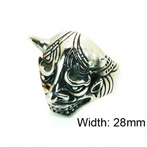 Wholesale Stainless Steel 316L Skull Rings NO.#BC22R1196HIE