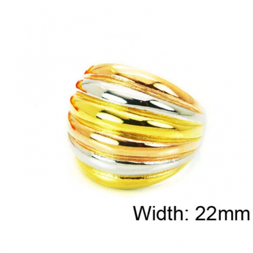 Wholesale Stainless Steel 316L Multi-Color Rings NO.#BC15R1294HJG
