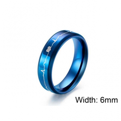Wholesale Stainless Steel 316L Lover Rings NO.#SJ12R0251KD