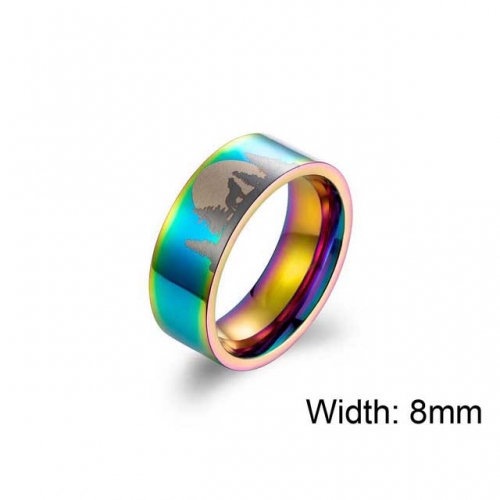 BaiChuan Wholesale Stainless Steel 316L Multi-Color Rings NO.#SJ12R0081NL