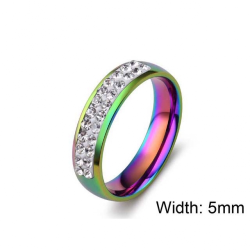 Wholesale Stainless Steel 316L Small CZ Rings NO.#SJ12R0176MD