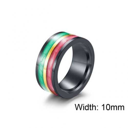 BaiChuan Wholesale Stainless Steel 316L Multi-Color Rings NO.#SJ12R0215HJL